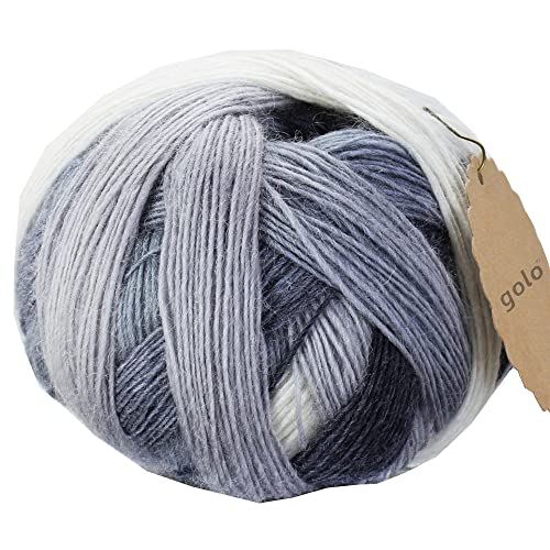 Golo Cashmere Yarn For Socks 3.5Oz 100G Wool Yarn For Crochet 5-006 #TOP18