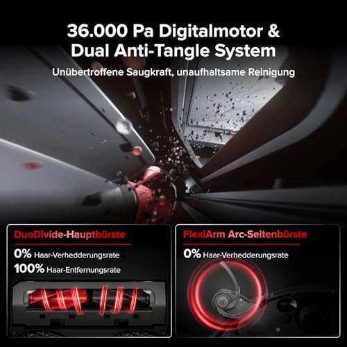 roborock Saros 20 Saugroboter mit Wischfunktion&angebbarem Wischmopp – Ansicht 4