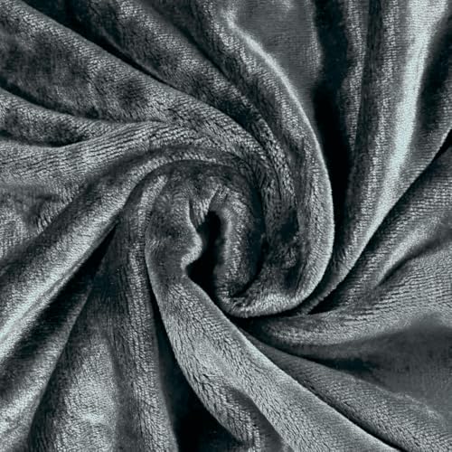 Image of ABRAZO AC Blanket | 300 GSM Lightweight Super Soft Cozy for Bed, Sofa, Couch, Travel & AC Room | Single Bed 160x220 cm | Solid Color | Breathable All-Season Comfort