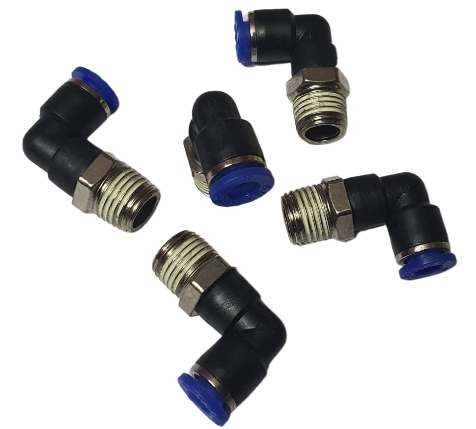 HYCO Pneumatic Connector Quick Fittings Shape L With one side BSP Thread 50PCS MODEL: PL (6mm OD PIPE X 1/2" THREAD) (B0C6Y92FJH) Amazon Price History, Amazon Price Tracker
