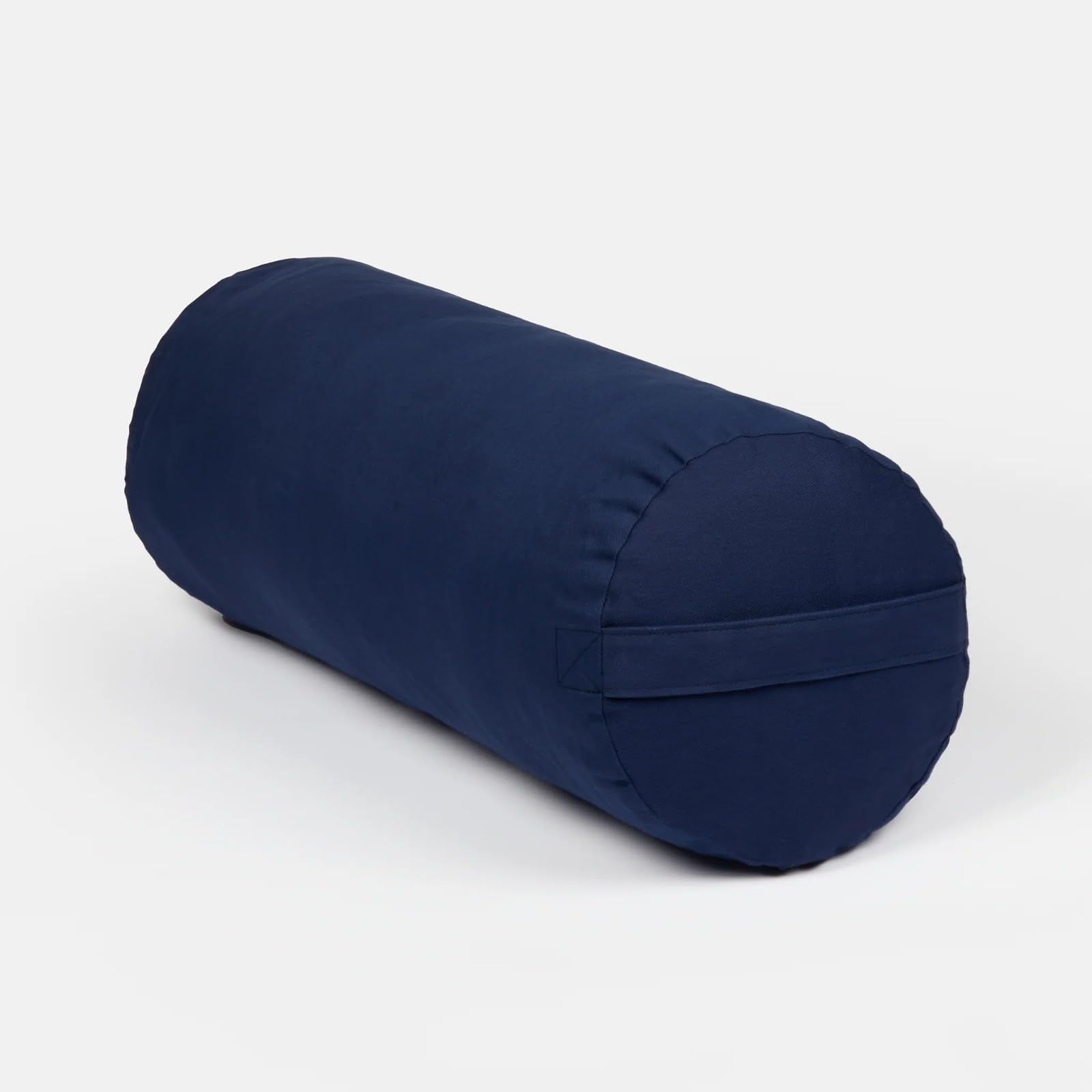 Yoga Bolster For Meditation Yoga (Filled with Cotton) (Navy Blue Standard)-image-34