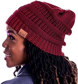 Beautifully Warm Women’s Winter Hat | Slouchy Beanie Satin Lined Hat for Women