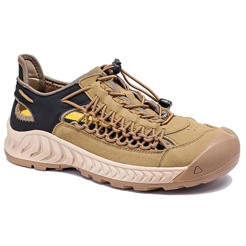 Men's Breathable Lightweight Open Easy on Hiking Sneakers Sports Beach Outdoor Comfortable Casual Sandals