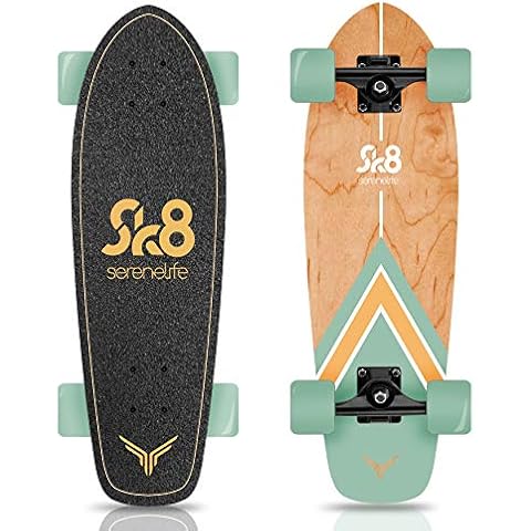 Skateboard, 15,2 cm, kanadisches und Bambus-Ahornholz Cover