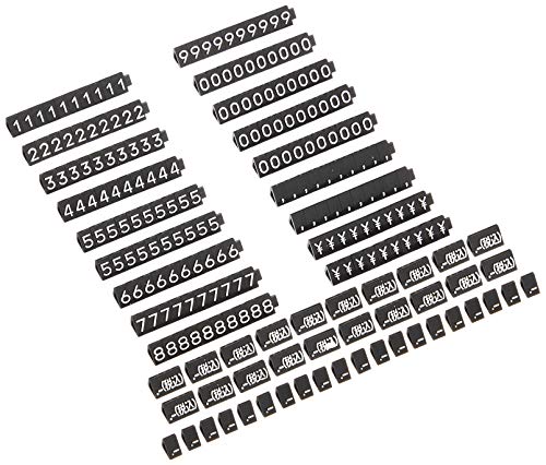 Amazon | ニュープライスキューブセット S 黒×白字・07104WHT
