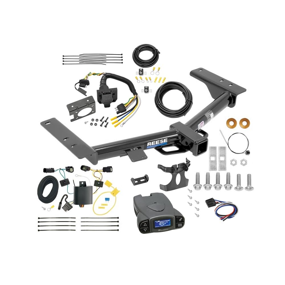 Reese Trailer Hitch + 7-Way Wiring + Tekonsha P3 90195 Trailer Brake Controller for 2015-2025 Ford Transit 150 250 350 Van w/Single Rear Wheel