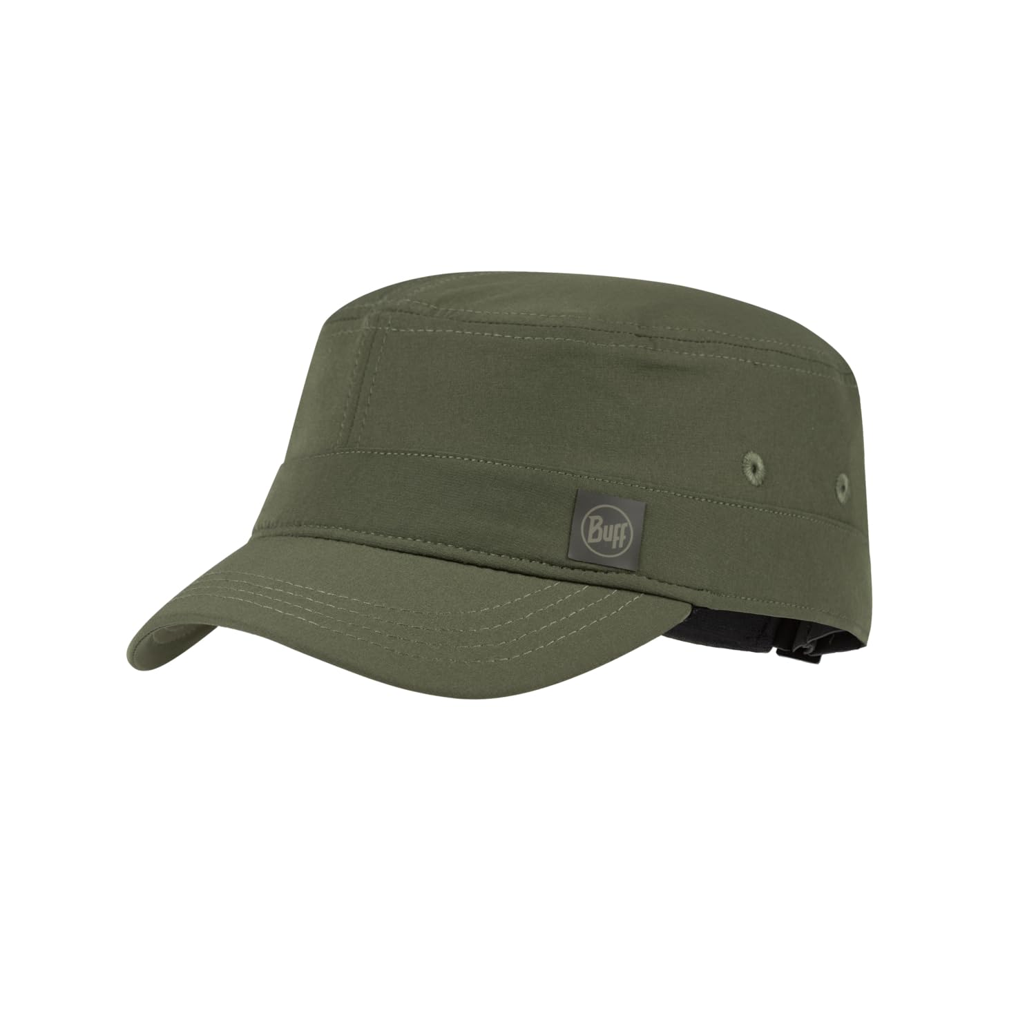 Buff®| Cap Military Basic, Comfortable, UPF50 Protection, Adjustable, Men, Women L/XL Olive Green