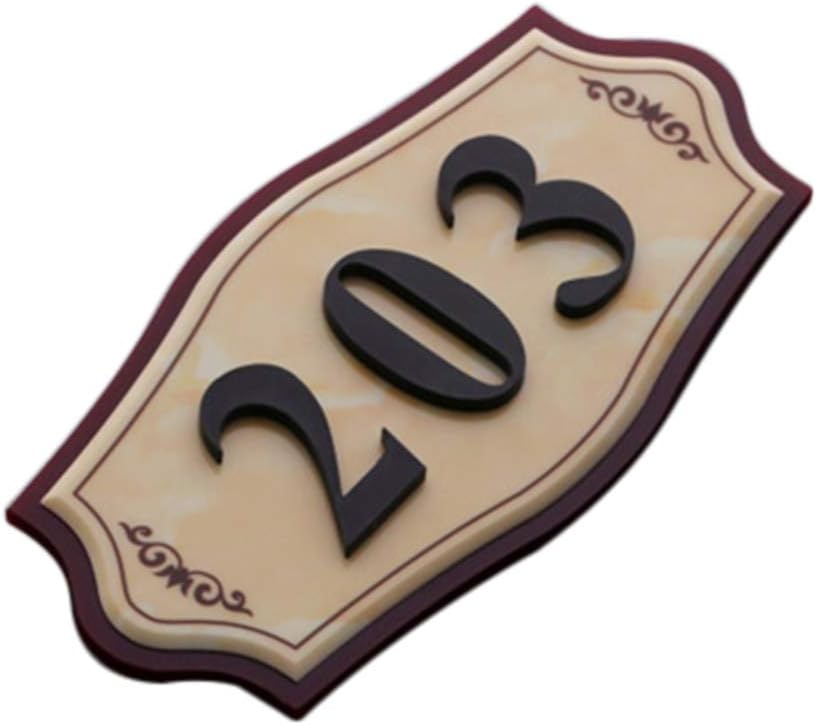 Custom Self Stick House Number Plaque Personalized House