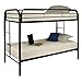 Rosebery Kids Twin Over Twin Bunk Bed in Black