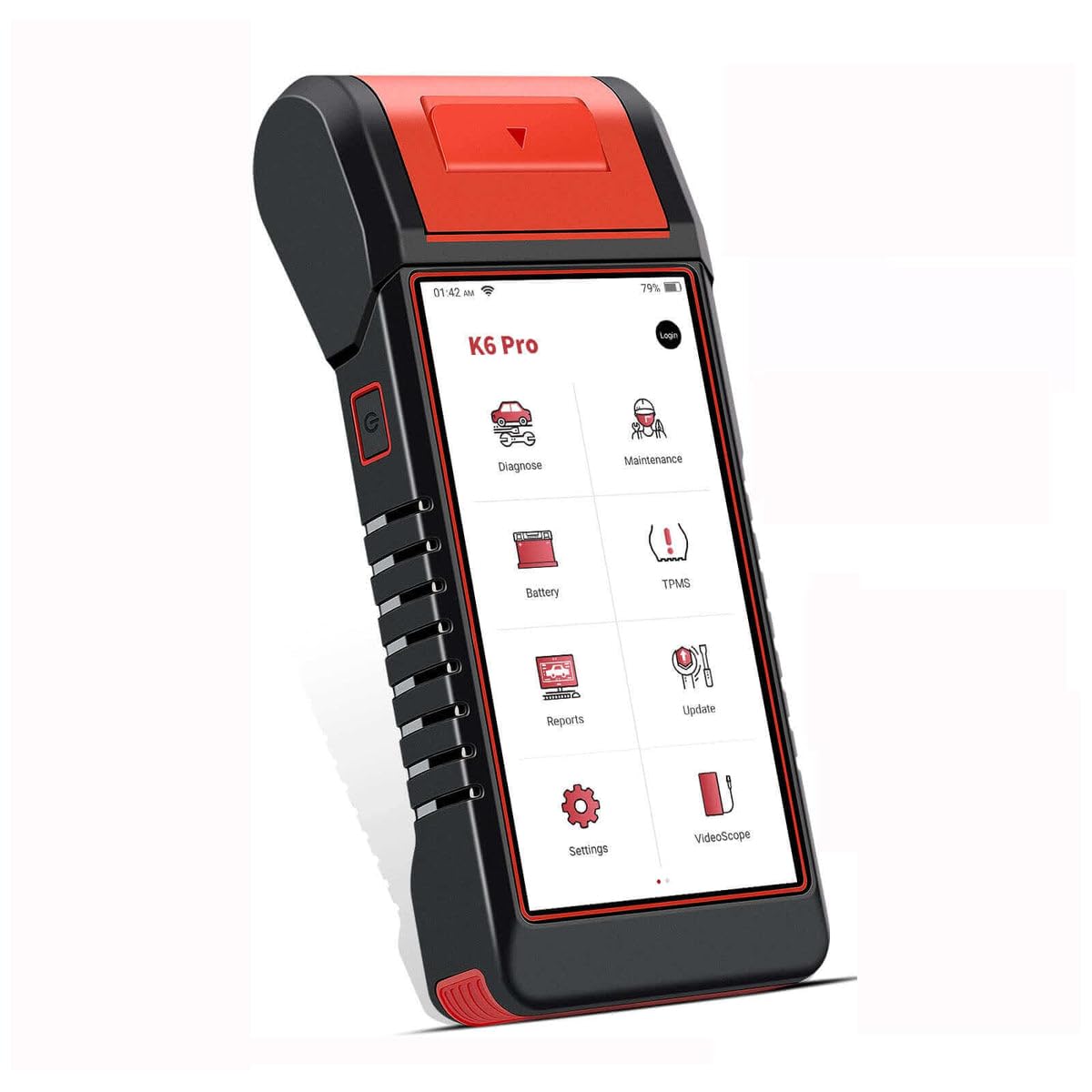 - KINGBOLEN K6 Pro Automotive Diagnostic Scanner with 26+ Resets, TPMS Services, Bi-Directional Control, ECU Coding, and 2 Years Update