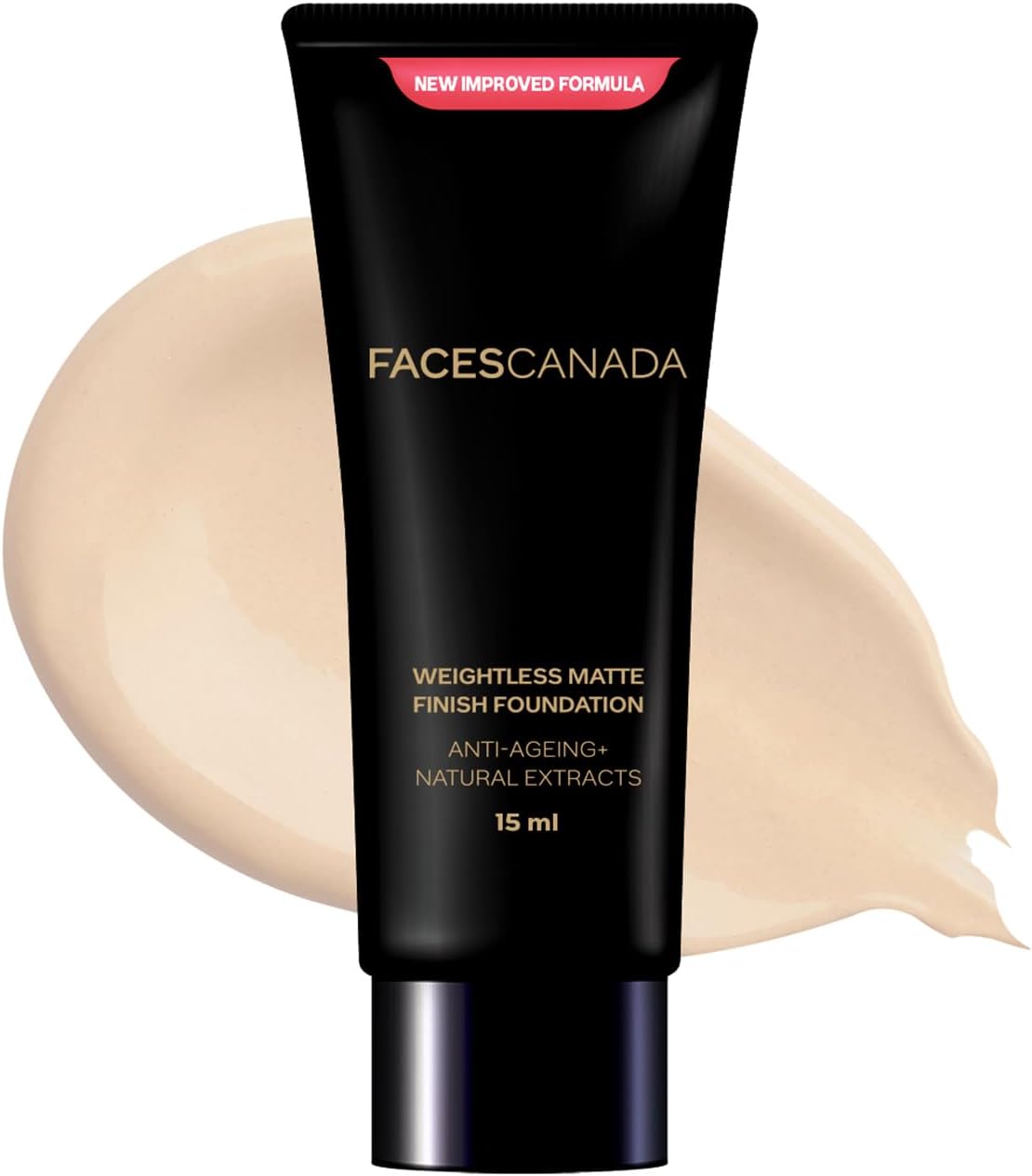 Faces Canada Weightless Matte Finish Foundation, Mini - Ivory, 18 ml