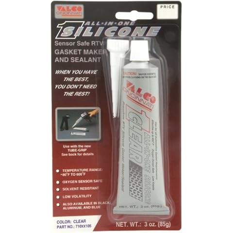 Valco Cincinnati 71105 Clear All-in-One Silicone with Nozzle - 3 oz. Tube Cover