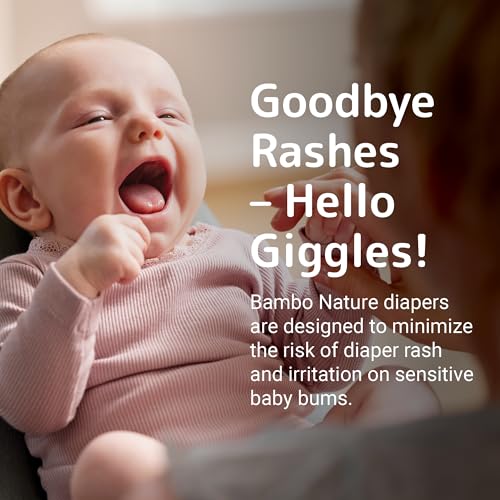 Image of Bambo Nature Diapers, Size 0, 24 Count | Premium | Pack of 5 | Baby