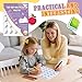 Ireer 1 Pcs One Page a Day Two Digit Multiplication Math Problem Workbook for Grades 3-5, Just Tear Out a Page Each Day for Repetitive Math Practice