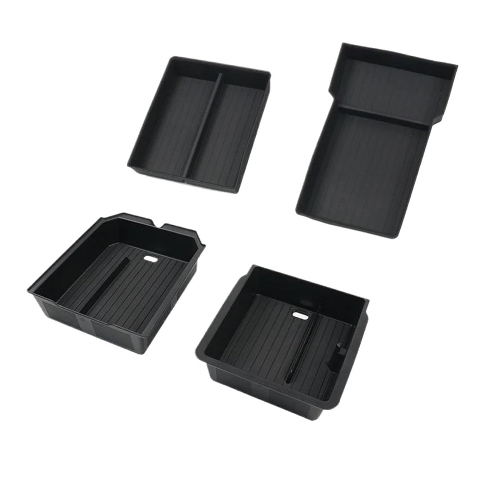 AHRPKAMERD Centre Console Organiser Tray For Tesla For Model Y For Juniper 3 For Highland 2024 2025 Center Console Storage Organizer Box Tray Armrest Hidden Armrest Storage Box(4)