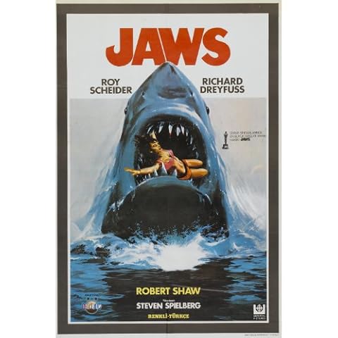12X8 INCHES JAWS MOVIE POSTER PRINT APPROX SIZE Cover