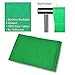 Photography Background Stand Support System with Muslin Backdrop (Chromakey Green Screen kit) 85W 5500K LED Bulb with Umbrella Lighting Kit for Photo Studio Product, Portrait and Video Shoot