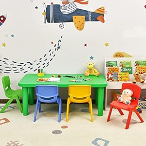   Costzon-Kids-Chairs-Stackable-Plastic-Learn-and-Play-Chair-for-School-Home-Play-Room-Colorful-Chairs-for-Toddlers-Boys-Girls-Multicolor-4-Chairs