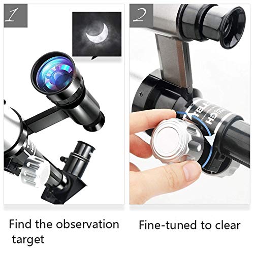 Telescopio Refractor Astronómico para Principiantes miniatura 5