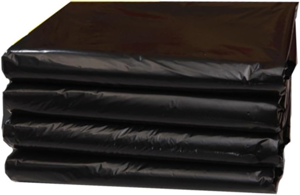 FAVOMOTO 50pcs Large Heavy Duty Garbage Bags Thickened Leak Trash Liners for Household Storage and Waste Disposal