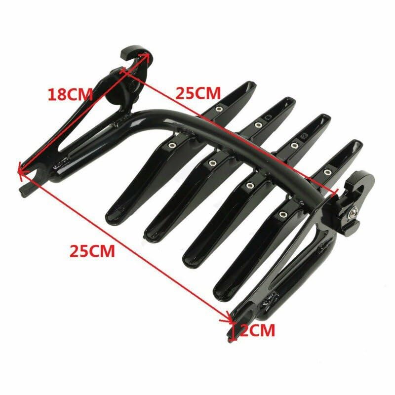 Portabandiera Per Moto Con Base Regolabile | Supporto Per Antenna O Bandiera | Compatibile Harley Sportster E Touring - 2