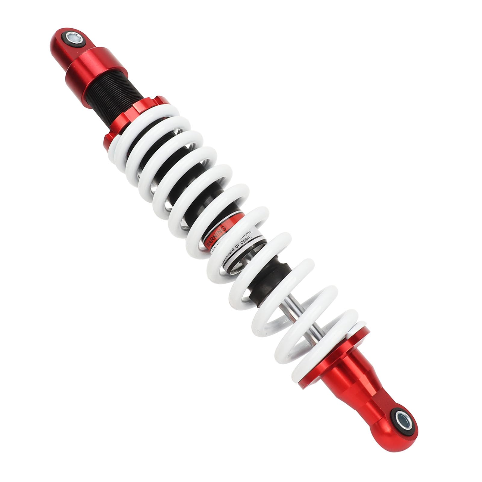 Dilwe Amortyzator Motocyklowy 375 Mm Regulowany Amortyzator Zawieszenia Stop Aluminium CNC z regulacją Nacisku Sprężyny Mocowanie 10 Mm do Quada Dirt Bike ATV