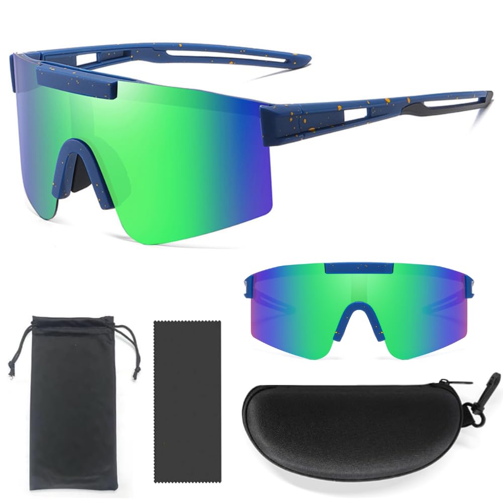 JanYooSports Sunglasses UV400 for Men Women Bicycle Sunglasses Polarized Mountaineering Glasses Outdoor Driving Golf Running Fishing Baseball Cycling UV Protection Glasses