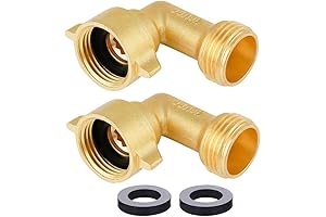 Hose Elbow Connector 90 Degree All Brass