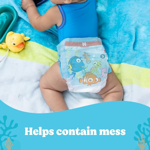 Image of Huggies Little Swimmers Swim Diapers Disposable Baby Swim Pants, Size 4 Medium, 36 Ct, 1 Count