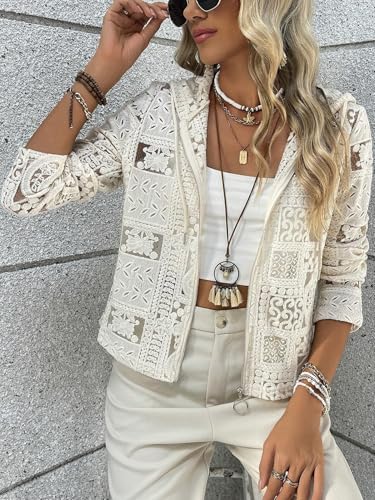 Chic Apricot Womens Casual Coat: Stylish Hooded Cardigan for Fall/Winter 2025 - Image 2