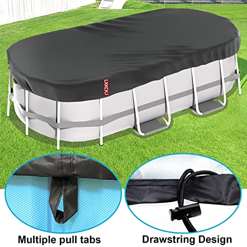 Lxkckj Rectangular Pool Cover For Above Ground Pools, Solar Covers For 9.8Ft X 6.5Ft Rectangular Frame Pools,Stock Tank Cover Ideal For Waterproof And Dustproof (118.1In X 78.7In X 7.87In, Black) #TOP3