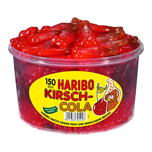 Haribo Cherry-Cola 150 piezas en cubeta 1350 g miniatura 1