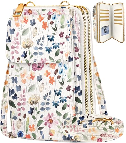 Image of Miss Adola Zipper Cell Phone Crossbody Bag for Women