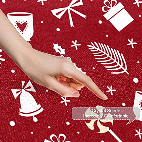 Tapis de porte de Noël rouge pour sublimer l'entrée et la terrasse - 4
