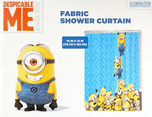 Despicable Me Minions Fabric Shower Curtains #TOP5