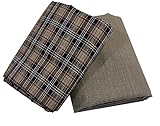 Siyaram's Men's Checked Shirt and Trouser Unstitched Fabric Set -Gift Pack (Multicolour_Free Size) 316