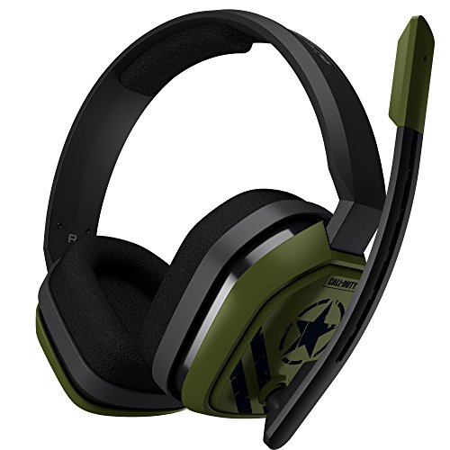 ASTRO Gaming A10 Gaming-Headset mit Kabel, Call of Duty Edition, Leicht & Robust, ASTRO Audio, Dolby ATMOS, 3,5mm Anschluss, Kompatibel mit Xbox Series X|S|One, PS5, PS4, PC, Mac uvm - Schwarz/Grün