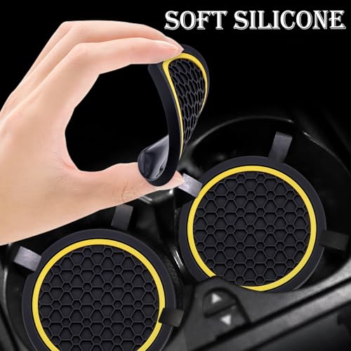 Set de 2 Posavasos Antideslizantes para Carro 2.75 pulg miniatura 4