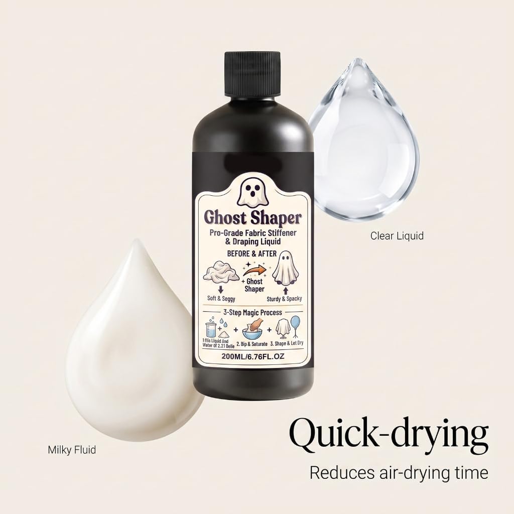 ECVGHD Fabric Stiffening Liquid for Seasonal Display Projects