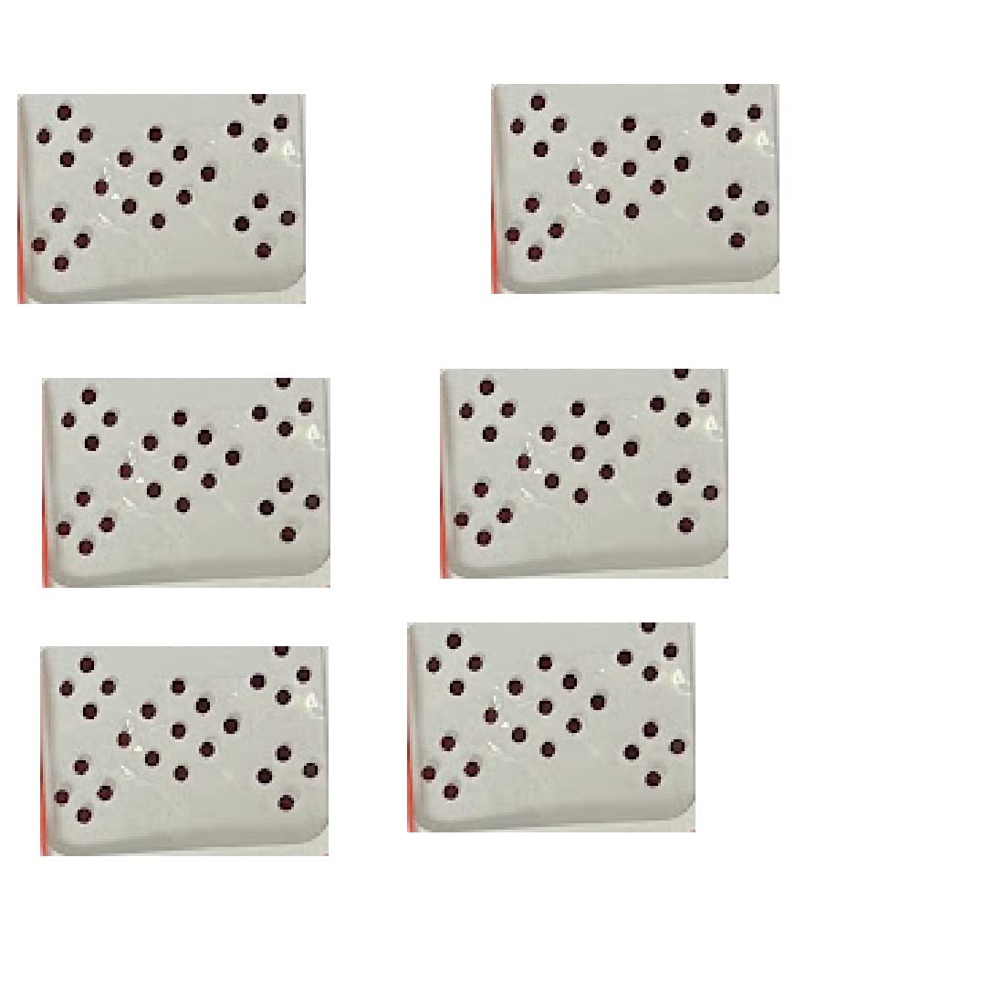 OJ Plain Round Shape Dark Brown Color Bindi Tikali Sticker With Bindiya Tikka Giftable Forehead Skin Friendly Glue Traditional For Womens & Girls Pack of 6 Size -2