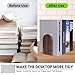 Book Ends,Bookends Wood Book Ends Universal Economy Bookend (1, Medium)