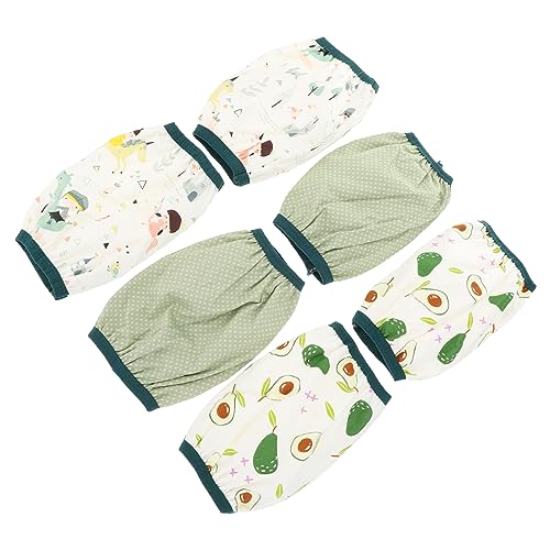 BESTYASH Manguitos Impermeables Para Bebés Manguito De Algodón Suave Con Diseño De Dibujos Animados Protector Para Brazo Ajustable Contra Agua Y Suciedad Para Actividades Al Aire Libre