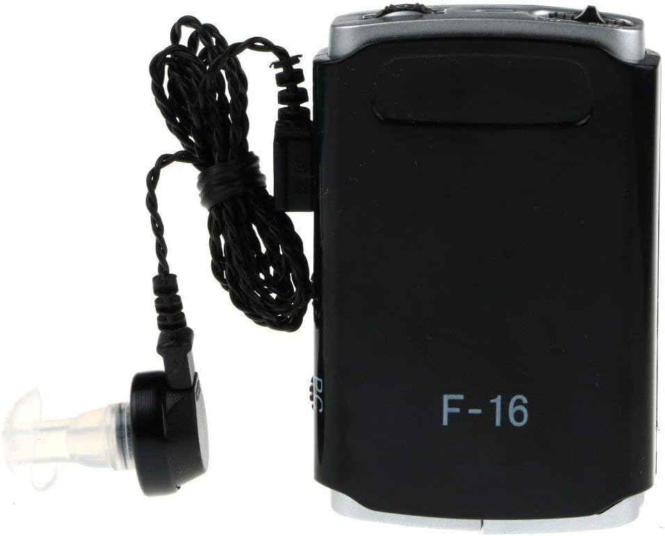 F 16 Pocket Model Hearing Aid (Black)