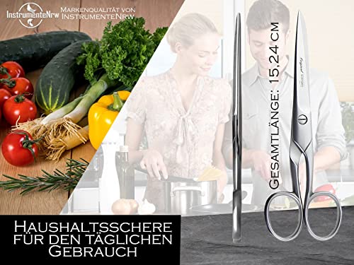 Haushaltsschere aus Solingen Küchenschere Vielzweckschere Made in Germany mit Scharfem und Präzisem Schnitt Universal Schere Allzweckschere Haushaltshelfer aus Rostfreiem Edelstahl (15,24 cm) - Image 3