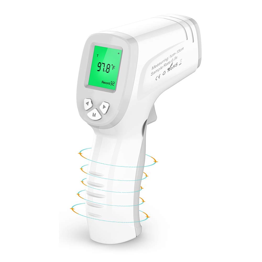 Infrared Forehead Thermometer for Adults, No Touch Digital Infrared Thermometer for Feve, Medical Thermometer for Babies, Children, Adults, Indoor and Outdoor Use