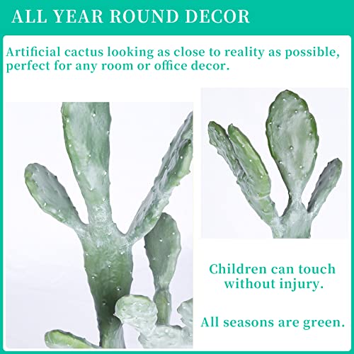 Ruwenus RUW71718 Artificial Cactus 3Ft(36") Tall Fake Big Cactus Plants Faux Cacti Saguaro thumb #2