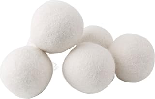 Laundry,Cleaning Balls,Tumble Energy Balls,6/7cm Reusable Wool Dryer Balls Softener Laundry Wool Dryer Balls Home Washing Balls Washing Machine Accessories (Color : 6cm-5PC) (Color : 6cm 5pc)