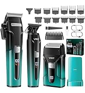 VGR694TondeuseCheveuxHommesProfessionnelKit,SansFilTondeuseBarbeetCheveuxHommeCompr...