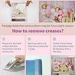 7x5ft Pink Princess Birthday Backdrop Sweet One Castle Photography Background Girls Happy Birthday Party Cake Table Banner Decorations Supplies Photo Booth Props - Image 5