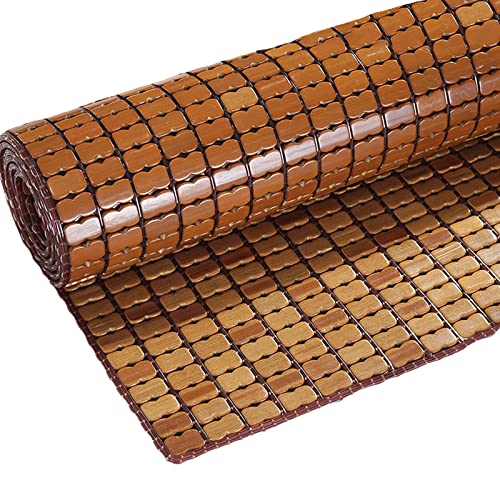 Materassino rinfrescante estivo in rattan, pieghevole, antiscivolo, traspirante, per letti singoli, 180 x 220 cm, soluzione ideale per il sonno durante la stagione calda per un riposo confortevole